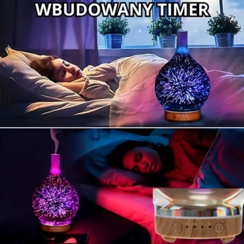 GalaxyDifuse – Ultradźwiękowy nawilżacz powietrza świecący