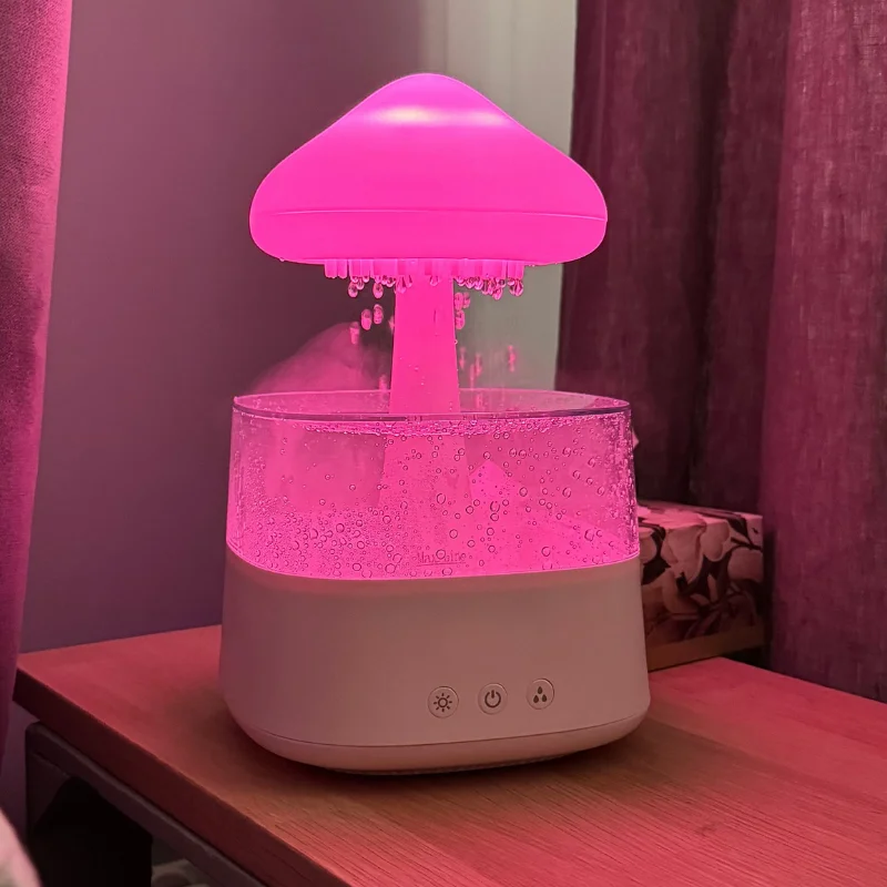 NocnyGrzybek - Nawilżacz powietrza z lampką nocną - obrazek 4