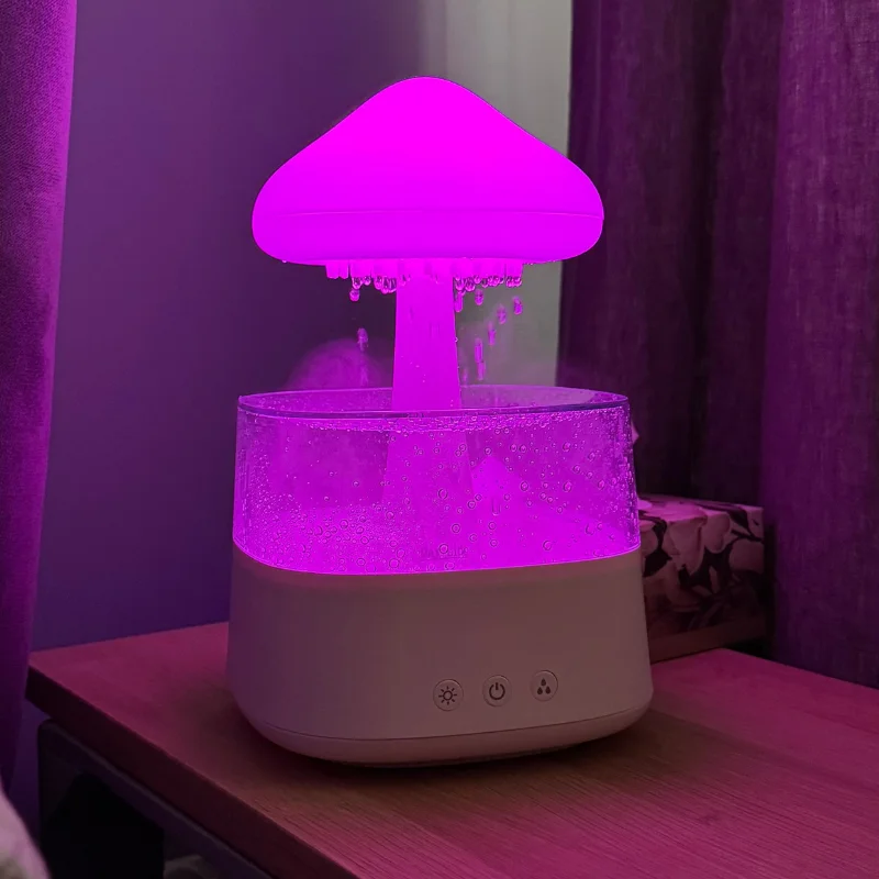 NocnyGrzybek - Nawilżacz powietrza z lampką nocną - obrazek 5