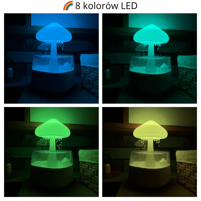 NocnyGrzybek - Nawilżacz powietrza z lampką nocną - obrazek 6