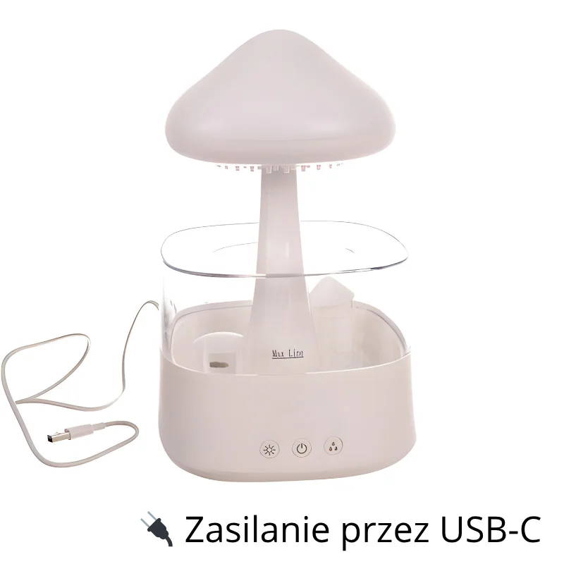 NocnyGrzybek - Nawilżacz powietrza z lampką nocną - obrazek 8